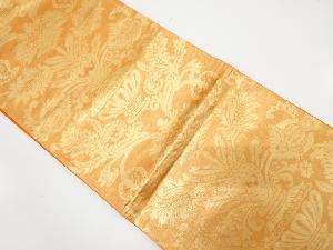 花瓶に花更紗模様織出し袋帯